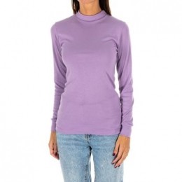 T-ShirtLangeMouwKissesampLove1625-M-MALVA