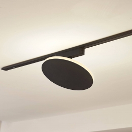LindbyLEDtracklampLumarozwartaluminium48Vdimbaar