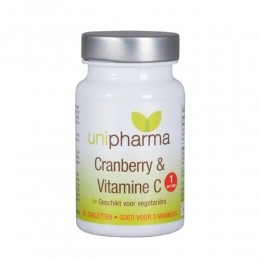 2xUnipharmaCranberryVitamineC90tabletten