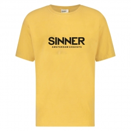 T-shirtSinnerAsIAm-Geel