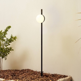 LindbyLEDgrondspieslampDarleenantracietmetaal10cm