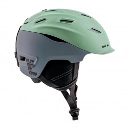 SerfausSkihelm-Groengrijs