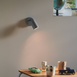 NordluxExplorewandspotmetkabelenstekkerGU10blauw