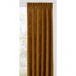 LeenBakker-GordijnstofSteven-Oker-Polyester-Geel-B140Cm