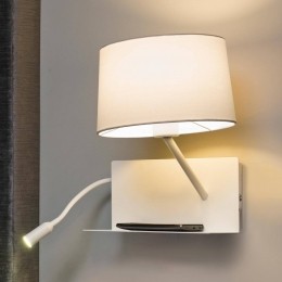 FAROBARCELONAPraktischewandlampmetLED-leesarm