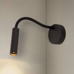 SLVKarpoGooseLEDwandlampdimbaarzwart