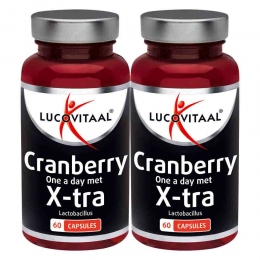 GratisVerzending2xLucovitaalCranberryX-tra60capsules