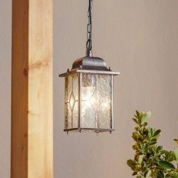 ElsteadHanglampWexfordWX9IP23zwart-zilvermetaalglas