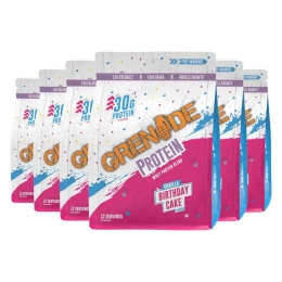 6xGrenadeProteinPowderBirthdayCake480gr