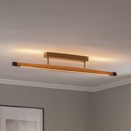 QuitaniLEDplafondlampKieraeikenzwart38W