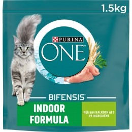 4xPurinaONEKattenvoerDroogIndoorKalkoen15kg