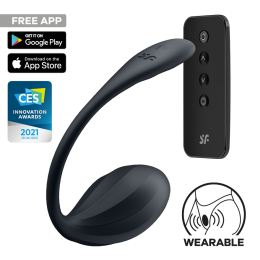 SatisfyerRibbedPetalDraagbareVibrator18cmRoos