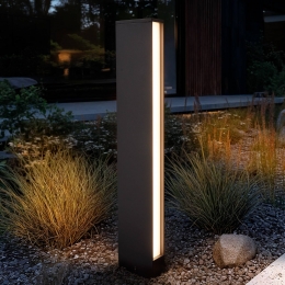 LucandeLEDtuinpadverlichtingLirka2-lampsgrijsmetaal60cm