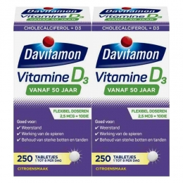 GratisVerzending2xDavitamonVitamineD3Vanaf50Jaar250tabletten