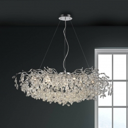 PaulNeuhausRiciclekroonluchterchroomlengte120cm