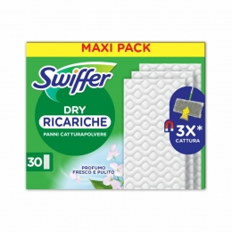 6xSwifferVloerreinigerDrogeVloerdoekjesFebrezeGeur30stuks