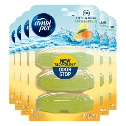 6xAmbiPurToiletblokNavullingCitroenenMandarijn3stuks