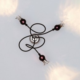 SerienLightingserienlightingPoppydeck3-lampszwartpaars