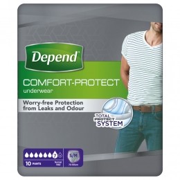 6xDependPantsvoorMannenNormalSM10Stuks