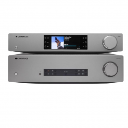 CambridgeAudioCXA81MKIIversterkerCXN-100Muziekstreamer-Grijs