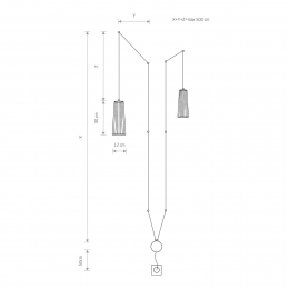 NowodvorskiLightingWandlampDovermetstekkerzwart2-lamps
