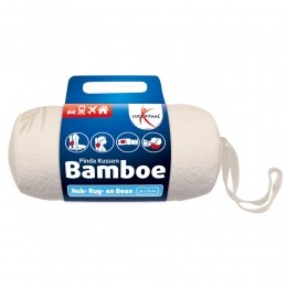 2xLucovitaalBamboeNekKussenWit