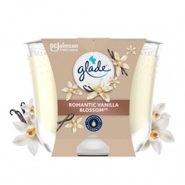 4xGladeGeurkaarsRomanticVanillaBlossom100Raapzaadwax224gr
