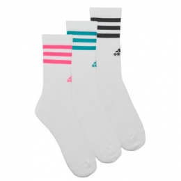 Sokkenadidas3-StripesCushionedCrewSocks3Pairs