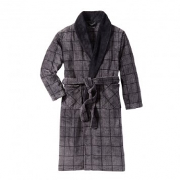 Hoogwaardigefleece-badjas