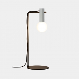 LEDS-C4NudeCurvedtafellampE27grijszwart