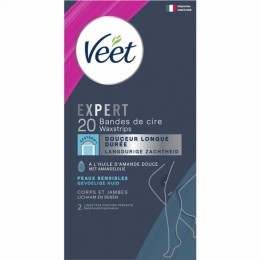 VeetExpertKoudeWaxstripsBenenSensitive20stuks