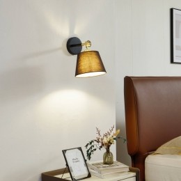 WandlampLucandeMarvainezwartgoudkleurigverstelbaar