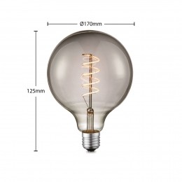 LucandeLEDlampE27G1254Wrook1800Kdimbaar