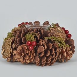 KerstdecoratiesBizzottoPCANDELASEQUOIATO