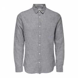 OnlySonsCaidenSolidLinenShirt