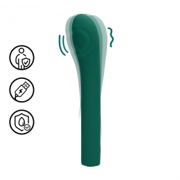 LovelinePulseWaveG-spotVibratorGreenCrystal22cm