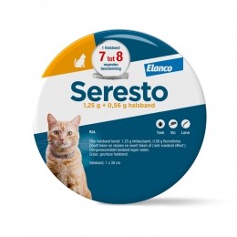 SerestoAntiVlooienenTekenHalsbandKattot8kg38cm