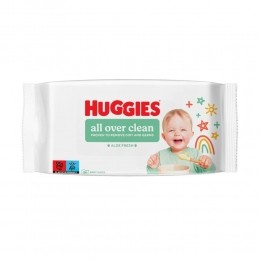 HuggiesBillendoekjesAllOverClean1x56stuksVoorBillenHandjesGezicht