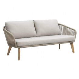 LeenBakker-LoungebankNant-acaciaTaupe-87x170x67Cm-InclKussens-Wicker-GrijsTaupe
