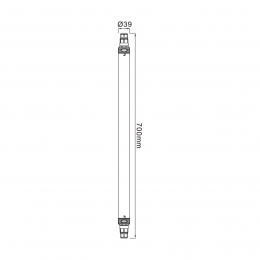 Deko-LightLEDvochtbestendigelampTriProofSlimlengte70cm