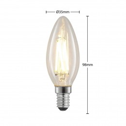 ArcchioLEDfilamentlampE144W827kaarsdimbaar2set