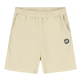 BlackBananasMonogramWaffleShorts