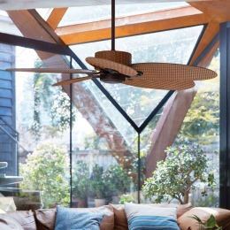 BeaconLightingPlafondventilatorFijianIIbruin132cmstil