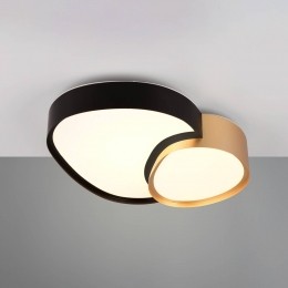 TrioLightingPlafondlampRisezwart-goud43x36cmCCTdimbaar