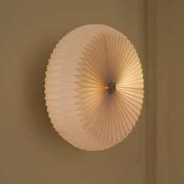 NordluxBelloy40plafondlamppapierenplisskapwit