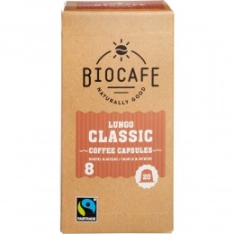 BiocafeKoffiecupsLungo100gr