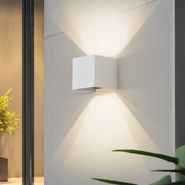 LindbySmartLEDbuitenwandlampDara10cmwitCCTTuya