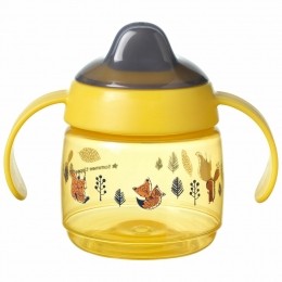 TommeeTippeeCloseToNatureDrinkbekerFirstTrainerCupGeel4m190ml