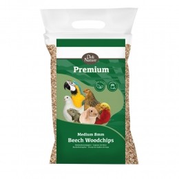4xDeliNaturePremiumBeukenhoutsnippers8mmMidden5kg