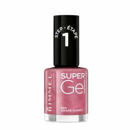 2xRimmelSuperGelNailpolish023GrapeSorbet12ml